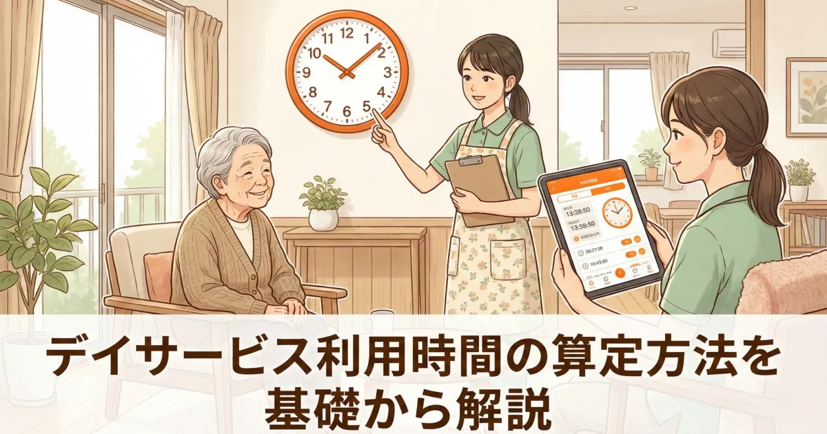デイサービス利用時間の算定方法を基礎から解説