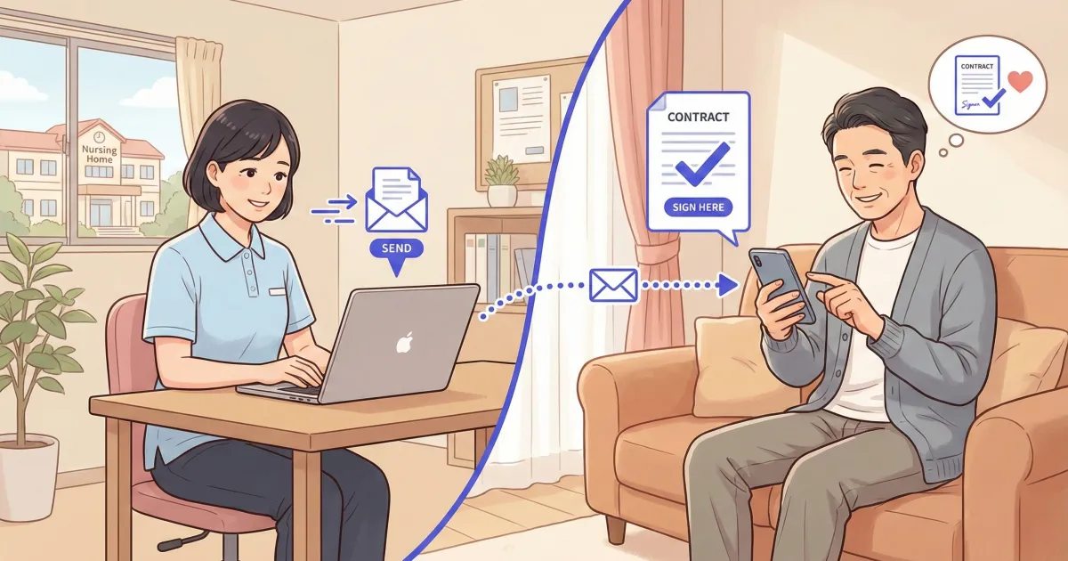 介護サービス契約の電子化で印紙税は不要って本当?