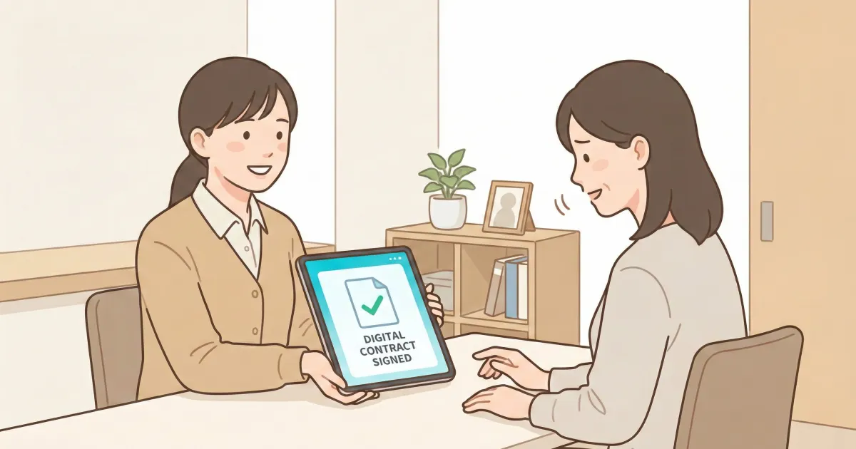 介護サービス契約の電子化って本当に必要？