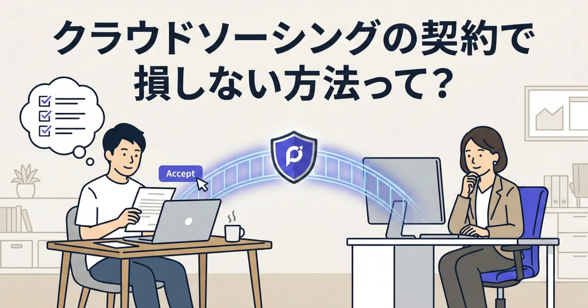 クラウドソーシングの契約で損しない方法って?