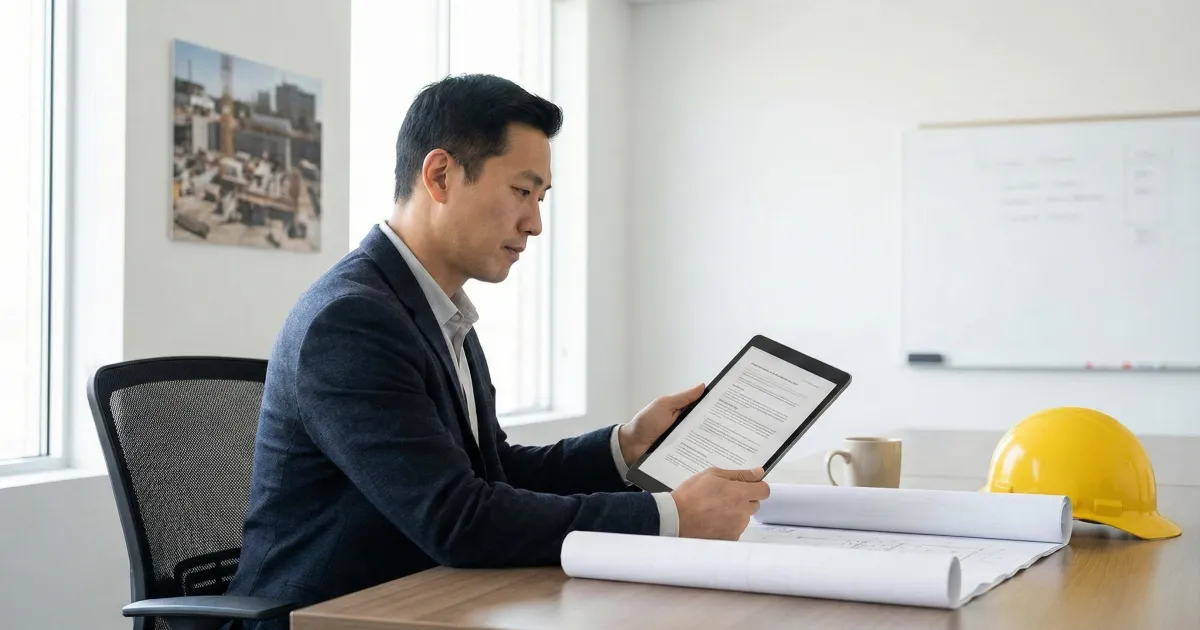 建設業の契約書で失敗しない！必須項目と作成のコツ