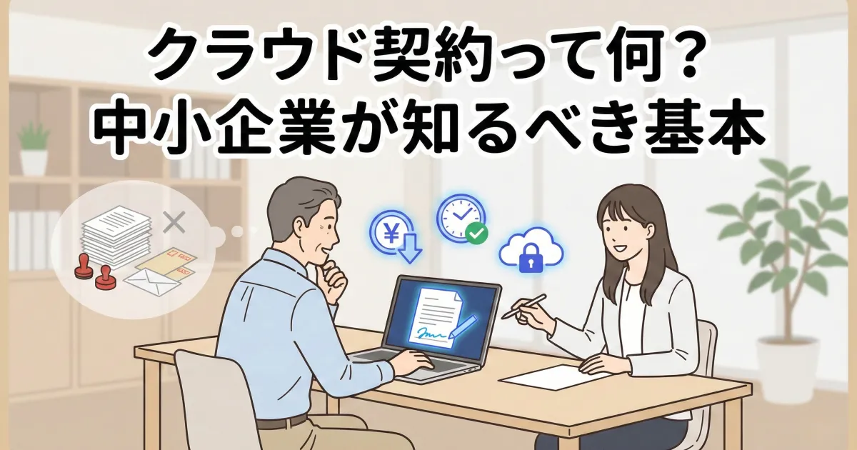 クラウド契約って何?中小企業が知るべき基本